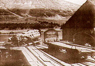 The turntable at the Mayview warehouses.